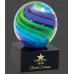 AGS56    5" Two-Tone Blue & Green Sphere